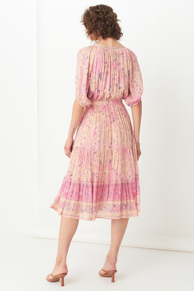 princess polly baby blue dress Spell Mystic Midi Dress in Musk – Island Boutique