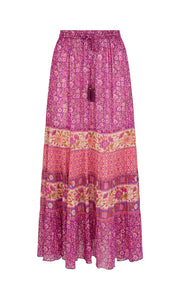 Sienna Maxi Skirt in Fuchsia