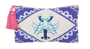 Beaded Lobster Pouch