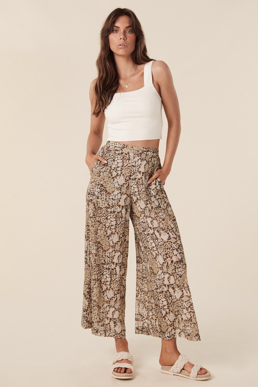 1985 Wide Leg Pant in Honeycomb