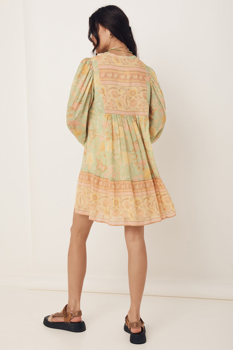 Butterfly Boho Tunic Dress in Botanical – Island Boutique
