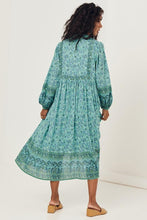 Sundown Boho Dress in Turquoise