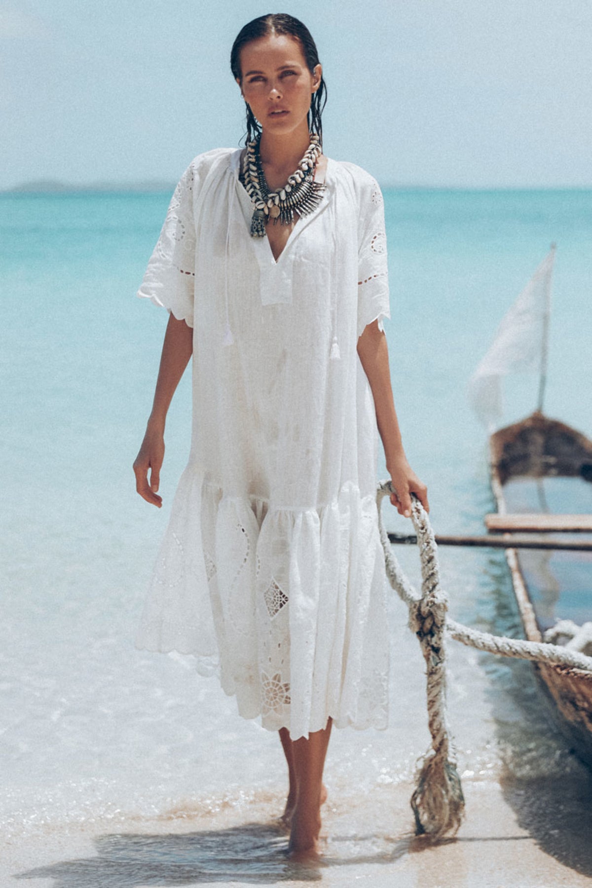 spell lala linen house dress Spell Lala Linen House Dress Island Boutique