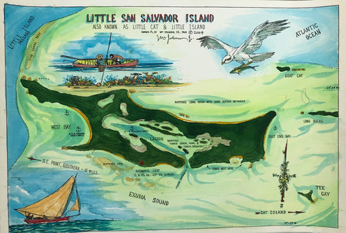 Map of Little San Salvador