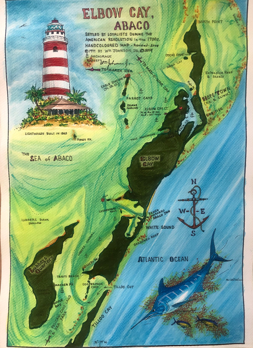 Map of Elbow Cay – Island Boutique